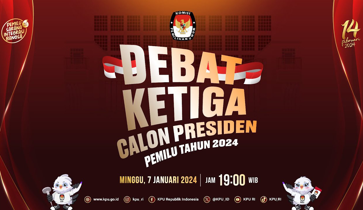 Debat Ketiga Pilpres 2024 Hari Ini Jam Berapa Cek Jadwal Lengkapnya