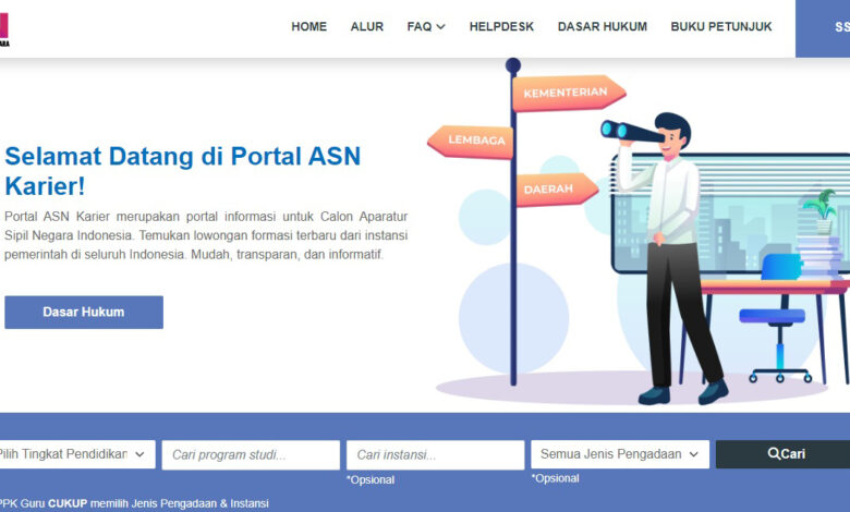 Cara Cek Pengumuman Seleksi Administrasi CPNS 2023