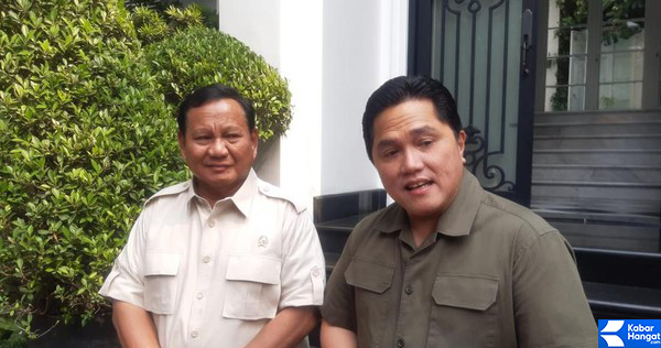 Erick Thohir Tetap Dukung Prabowo Pilpres 2024, usai Makan Siang Bareng